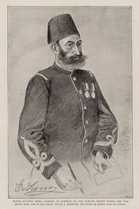Edhem Moushir Pasha, General in Command of the Turkish Troops during the War by German School