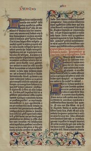 Facsimile of Johannes Gutenberg