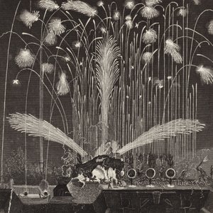Firework display by German School