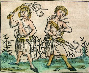Flagellants by German School