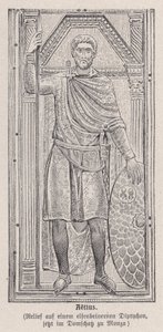 Flavius Aetius, Roman General by German School