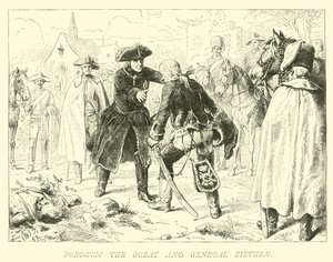 Frederick the Great and General Ziethen by German School