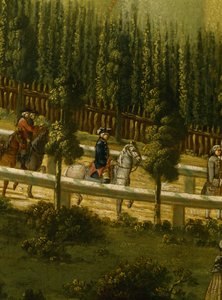 Frederick the Great on Horseback in the Maulbeerallee near Sanssouci