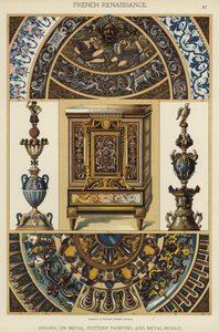 French Renaissance, Enamel on Metal, Pottery Painting and Metal-Mosaic by German School