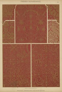 French Renaissance, Weaving, Embroidery and Book-Covers by German School