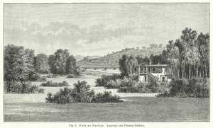 Garden Design: Muskau Park, Germany, Laid Out by Prince Hermann von Pueckler-Muskau by German School