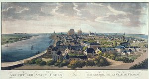 General View of Cologne by German School