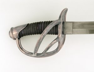 German cavalry sword and scabbard, Orange Free State Artillery, South Africa