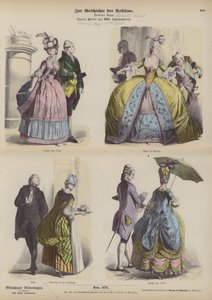 German costumes, second half of 18th Century by German School