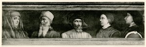 Giotto di Bondone (1267 - 1337), Paolo Uccello (1397 - 1475), Donatello (1386 - 1466), Antonio Manetti (1402 - 1460), Filippo di der Brunellesco (1377 - 1466) by German School