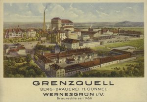 Grenzquell Brewery, Wernesgrun, Saxony, Germany by German School