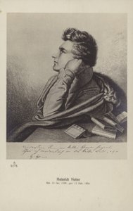 Heinrich Heine (1797-1856), German poet by German School