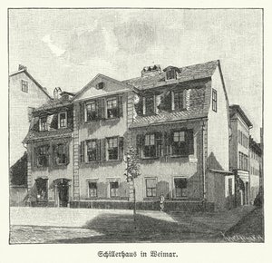 House of the Poet, Playwright and Philosopher Friedrich Schiller, Weimar, Germany