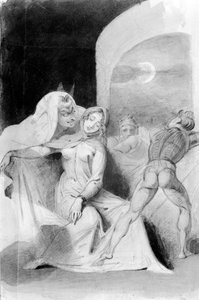 Illustration from Faust, 19th Century
