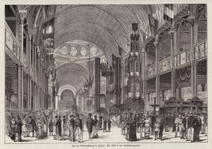 Interior of the Garden Palace, Sydney International Exhibition, New South Wales, Australia by German School