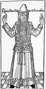 Jewish High Priest, from Liber Chronicarum by Hartmann Schedel, published in Nuremberg by German School