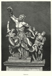 Laocoon and His Sons, ancient Greek or Roman sculpture excavated in Rome in 1506 by German School