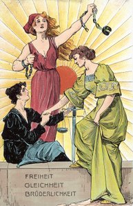 Liberty, Equality, Fraternity by German School