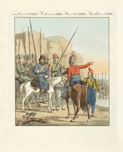 Light Russian irregular cavalry by German School