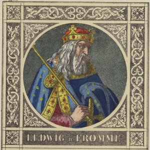 Louis the Pious, 814-840 by German School