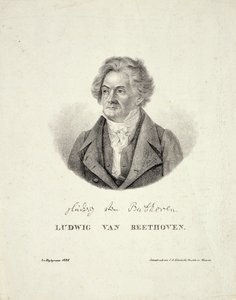Ludwig van Beethoven (1770-1827) Engraved by C.F. Klinkicht