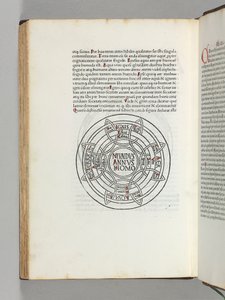 Mappa Mundi, the first printed map of the world, from 