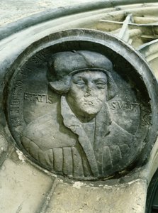 Martin Luther aged 57 with the Luthers Rose, 16th century