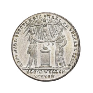 Medal Commemorating Wellington and Blücher at Waterloo