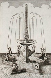 Mermaid fountain, from 