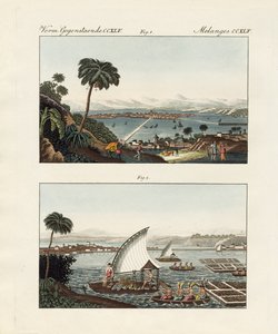 Mexico City with its settings and swimming gardens by German School