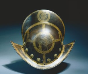 Morion of the State Guard of Elector Christian I of Saxony, Nuremberg, c.1580-91 by German School