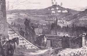 Mount Valerien during the siege by German School