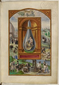 Child and dragon in flask, the Fourth Treatise, from 