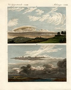 Natural history of the clouds by German School