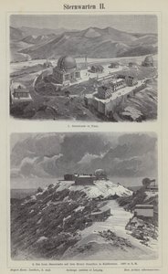 Nice Observatory, France, and the Lick Observatory, Mount Hamilton, California, USA by German School