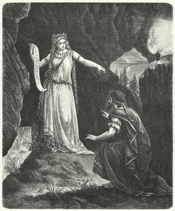Numa Pompilius with the Nymph Egeria by German School