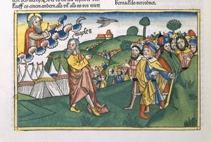 Numbers 1:1-20 Preparing for the journey from Mount Sinai, from the Nuremberg Bible by German School