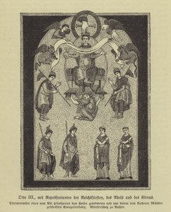 Otto III, Holy Roman Emperor, with Representatives of the Princes, the Nobility and the Clergy by German School