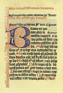 Page from the Psalmorum Codex by German School