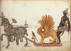 Pageant Sleigh in Parade, c.1640 by German School