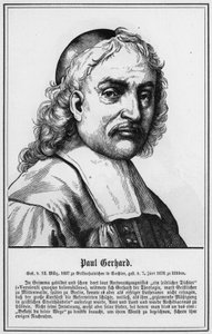 Paul Gerhard (engraving) by German School