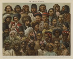 Peoples of Asia by German School