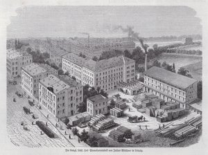 Piano Factory of Julius Bluethner, Leipzig, Germany by German School