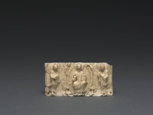 Plaque from a Portable Altar: Christ and the Apostles, Lower Rhine Valley by German School