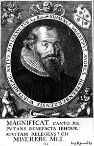 Portrait of Johann Valentine of Herrenberg and Wurtemberg (engraved by Iorg Rijmmel) by German School