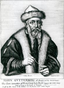 Portrait of Johannes Gutenberg by German School