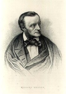 Portrait of Richard Wagner (1813-83) German composer by German School