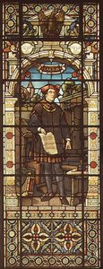 Portrait of William Caxton, made by Mayer and Co., Munich based firm active in London, c.1880 by German School