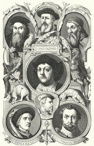 Prominent Figures of the Age of Discoveries by German School