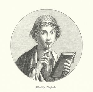 Roman Poetess by German School